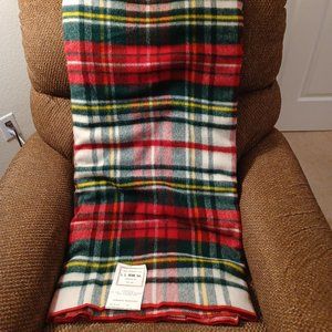 L.L. Bean Plaid Wool Blanket